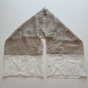 Giorgio Armani Silk Beige Shawl - Beige